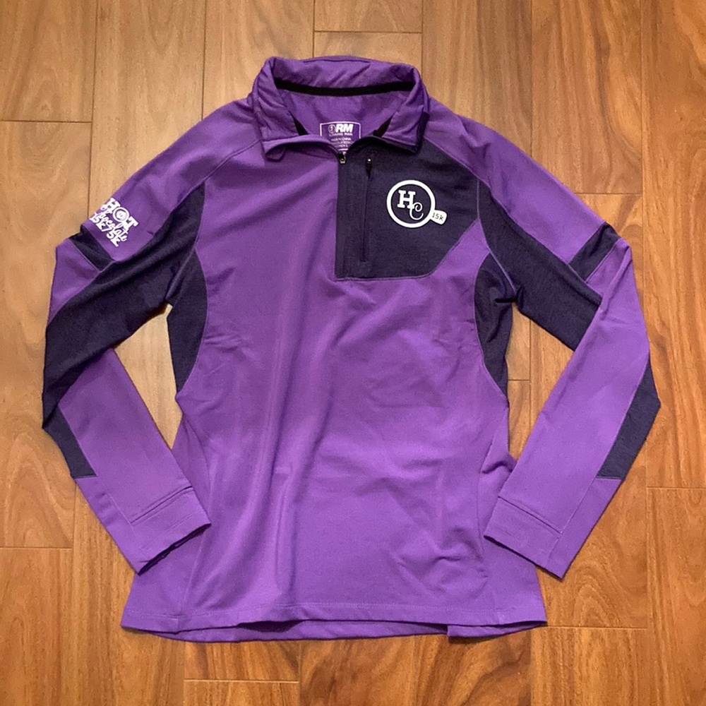 Purple Hot Chocolate Race running top, size L